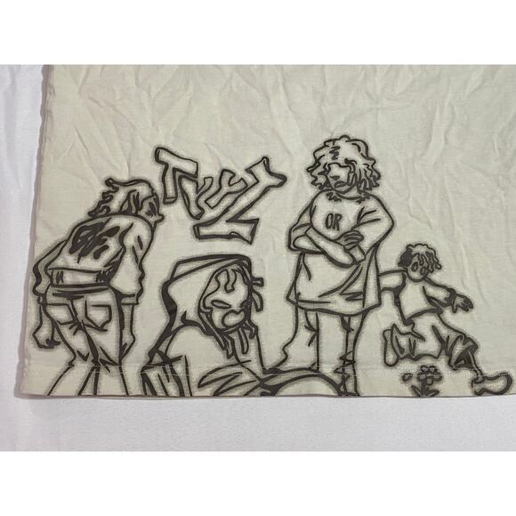 Y2K 90s Vintage Graphic T-Shirt Size Large Oversize Summer Unisex Hipster 22x25 - Picture 5 of 10